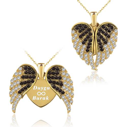 Kadın Taşlı Ay Yıldız 925 Ayar Gümüş Kolye