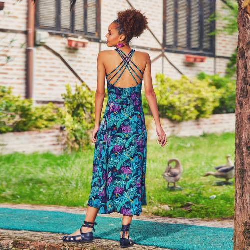 Catspy Kadın Halter Yaka Fitilli Crop Bluz